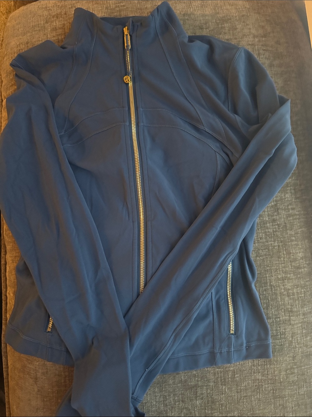 lululemon athletica Twill Blue Sculpted Zip Jacket - Picture 3 of 4